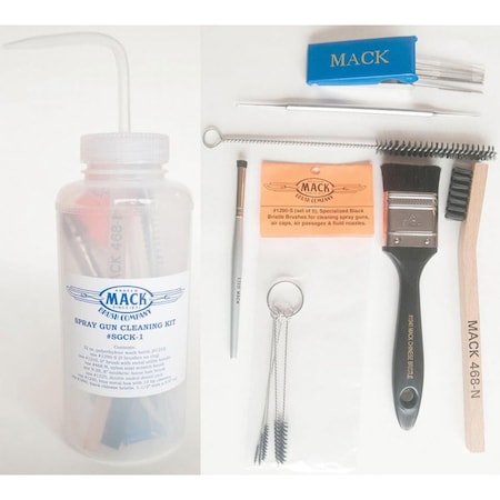 Mack Brushes Spray Gun Cleaning Kit - 32 oz Bottle SGCK-1